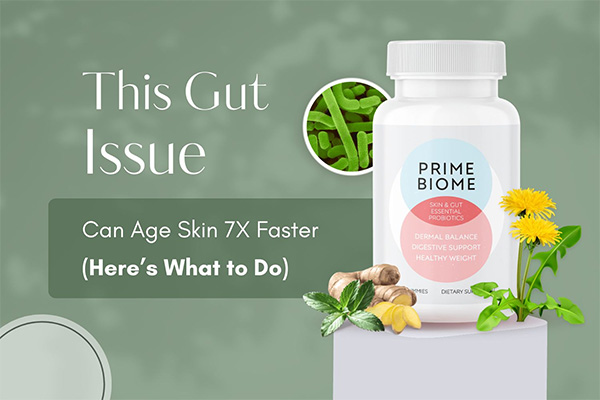 Prime Biome probiotic gummy bottle